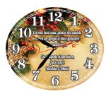 Ceas Craciun, Nasi, Lemn, 40cm, Multicolor, CCRUV020 - imagine 4