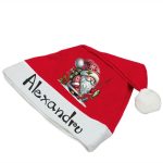 Caciula Personalizata de Craciun, Rosie, Mos Craciun, 42 cm, CMC002 - imagine 3
