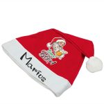 Caciula Personalizata de Craciun, Rosie, Mos Craciun, 42 cm, CMC003 - imagine 3