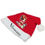 Caciula Personalizata de Craciun, Rosie, Mos Craciun, 42 cm, CMC006 - imagine 3