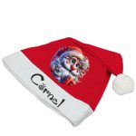 Caciula Personalizata de Craciun, Rosie, Mos Craciun, 42 cm, CMC011 - imagine 3