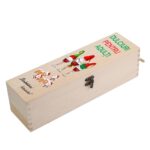 Cutie de vin, Craciun, Lemn, 35x10x10 cm, CVNCUV002 - imagine 5