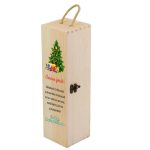 Cutie de vin, Craciun, Lemn, 35x10x10 cm, CVNCUV006