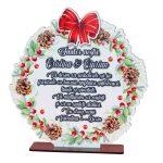 Decoratiune de Craciun,  Fini, Lemn, 20x22 cm, DCCRUV008