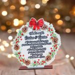 Decoratiune de Craciun,  Fini, Lemn, 20x22 cm, DCCRUV008 - imagine 2