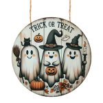 Decoratiune de Halloween, Happy Halloween, Multicolor, 40x40 cm, DH099