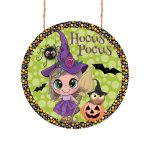 Decoratiune de Halloween, Happy Halloween, Multicolor, 40x40 cm, DH100