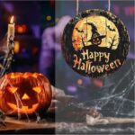 Decoratiune de Halloween, Happy Halloween, Multicolor, 40x40 cm, DH107 - imagine 4