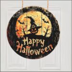 Decoratiune de Halloween, Happy Halloween, Multicolor, 40x40 cm, DH107 - imagine 3