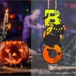 Decoratiune de Halloween, Happy Halloween, Multicolor, 40x18 cm, DH110 - imagine 4