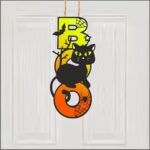 Decoratiune de Halloween, Happy Halloween, Multicolor, 40x18 cm, DH110 - imagine 3