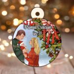 Glob Lemn, Craciun, Familie, Multicolor, 9cm, GLUV024 - imagine 2