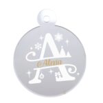 Glob Plexiglas, Craciun, Personalizat, Multicolor, 9cm, GLUV057 - imagine 3