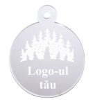 Glob Plexiglas, Craciun, Personalizat, Multicolor, 9cm, GLUV058