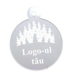 Glob Plexiglas, Craciun, Personalizat, Multicolor, 9cm, GLUV058 - imagine 3