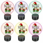 Lampa 3D personalizata, Craciun, multicolor, 22x18 cm, LVCUV002 - imagine 2