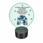 Lampa 3D personalizata, Craciun, multicolor, 22x18 cm, LVCUV010 - imagine 5