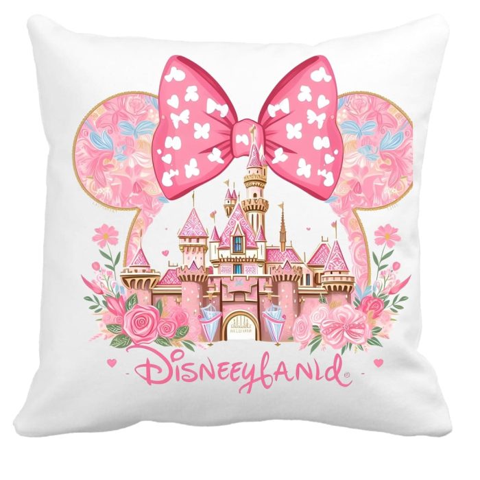 Perna personalizata , Craciun, Minnie Mouse, 40x40 cm, PC001 - imagine 1