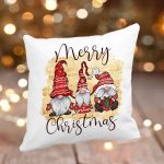 Perna personalizata , Craciun, Merry Christmas, 40x40 cm, PC013 - imagine 3