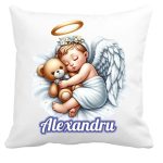 Perna personalizata , Craciun, Inger, 40x40 cm, PC020