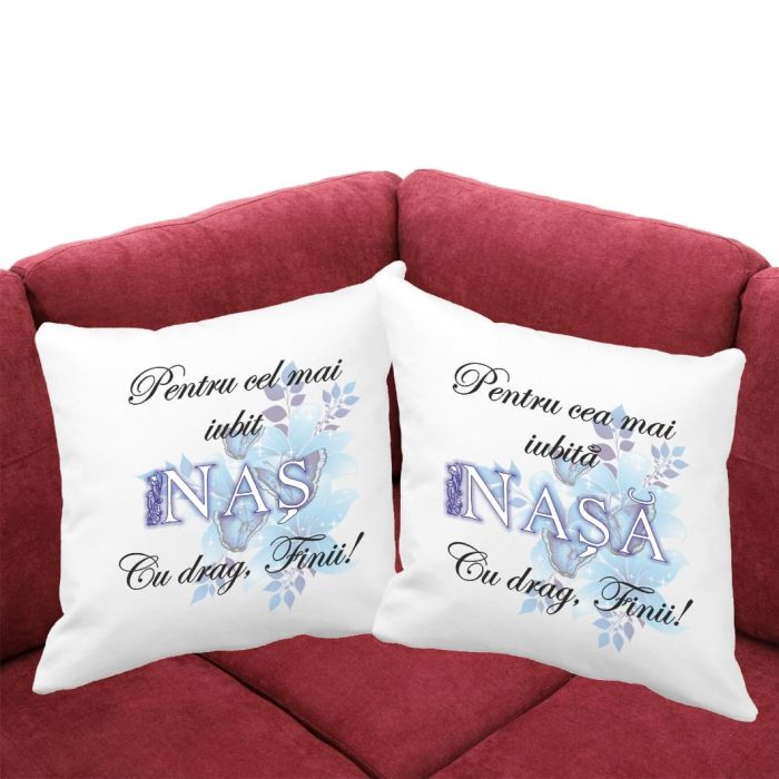 Perne personalizate , Nasi, 40x40 cm, PPN001 - imagine 4
