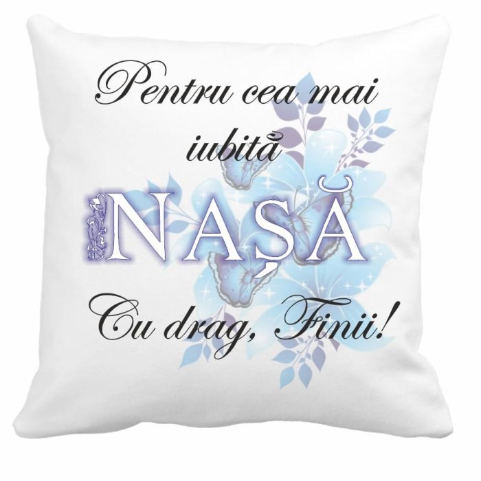 Perne personalizate , Nasi, 40x40 cm, PPN001 - imagine 5