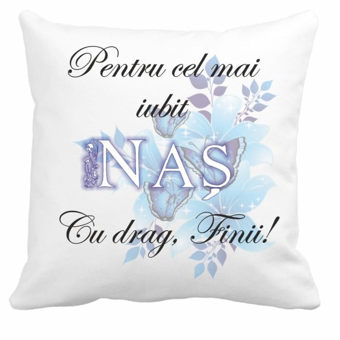 Perne personalizate , Nasi, 40x40 cm, PPN001 - imagine 3