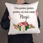 Perne personalizate , Nasi, 40x40 cm, PPN003 - imagine 4
