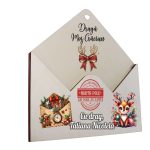 Plic pentru Scrisoare Mos Craciun, Personalizat, Lemn, 23x22 cm, PSSMC007 - imagine 4