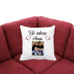 Perna personalizata , Cuplu, 40x40 cm, PVD001 - imagine 3