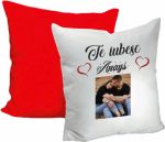 Perne personalizate , Poza, Cuplu, 40x40 cm, PVD003 - imagine 3