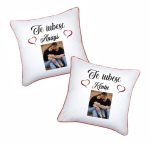 Perne personalizate , Poza, Cuplu, 40x40 cm, PVD003