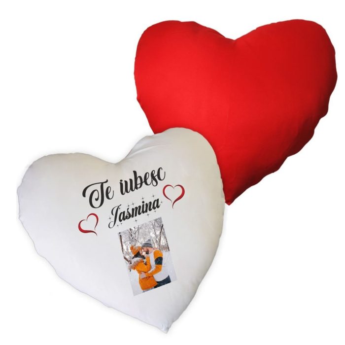 Perna personalizata , Cuplu, 40x32 cm, PVDI002 - imagine 1