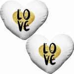 Perna personalizata , Cuplu, 40x32 cm, PVDI004