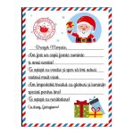 Scrisoare Mos Craciun, Lemn, 20x15 cm, SMCUV002 - imagine 2