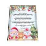 Scrisoare Mos Craciun, Lemn, 20x15 cm, SMCUV007 - imagine 4
