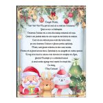 Scrisoare Mos Craciun, Lemn, 20x15 cm, SMCUV007 - imagine 2