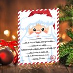 Scrisoare Mos Craciun, Lemn, 20x15 cm, SMCUV011 - imagine 3