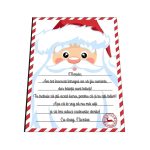 Scrisoare Mos Craciun, Lemn, 20x15 cm, SMCUV011 - imagine 4