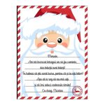 Scrisoare Mos Craciun, Lemn, 20x15 cm, SMCUV011 - imagine 2