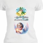 Tricou Personalizat Craciun, Dama, Gravida, TC61 - imagine 2
