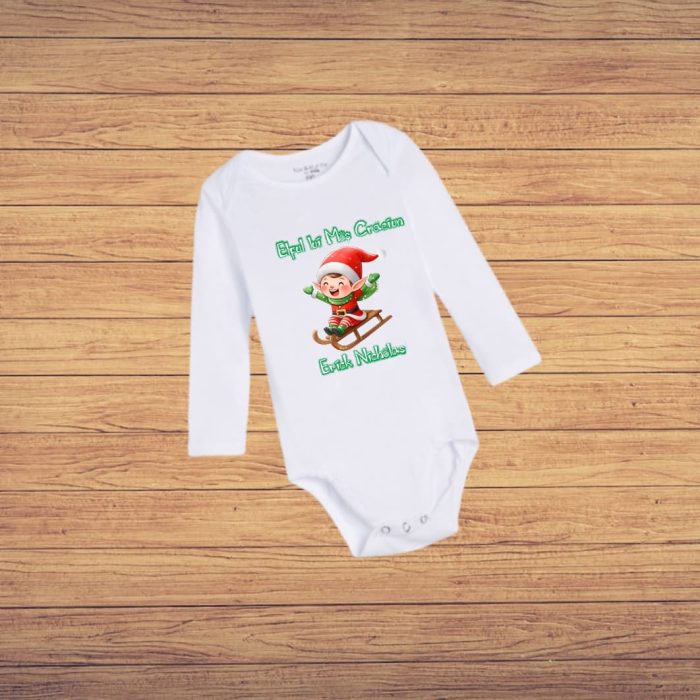 Body Personalizat Craciun, Bebe, TC74 - imagine 2