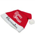 caciula mos craciun personalizat merry christmas