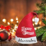 caciula mos craciun personalizat merry christmas