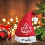 caciula mos craciun personalizat urare