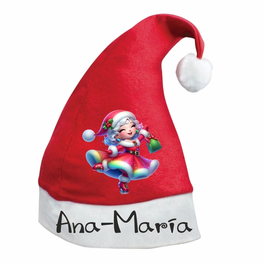 caciula mos craciun personalizata fetita cadou