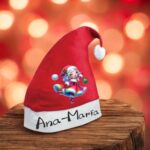 caciula mos craciun personalizata fetita cadou