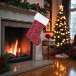 ciorap craciun carouri rosii