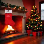 ciorap craciun crengute verzi