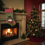 ciorap craciun om zapada verde